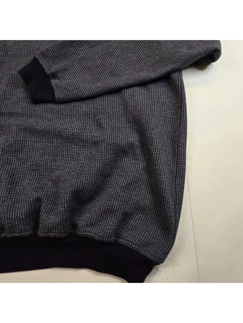 Vintage Knights of the Round Table Grey Geometric Sweater Men's Sz XLT Pullover